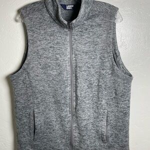 Lands' End Men's Heather Gray Vest
